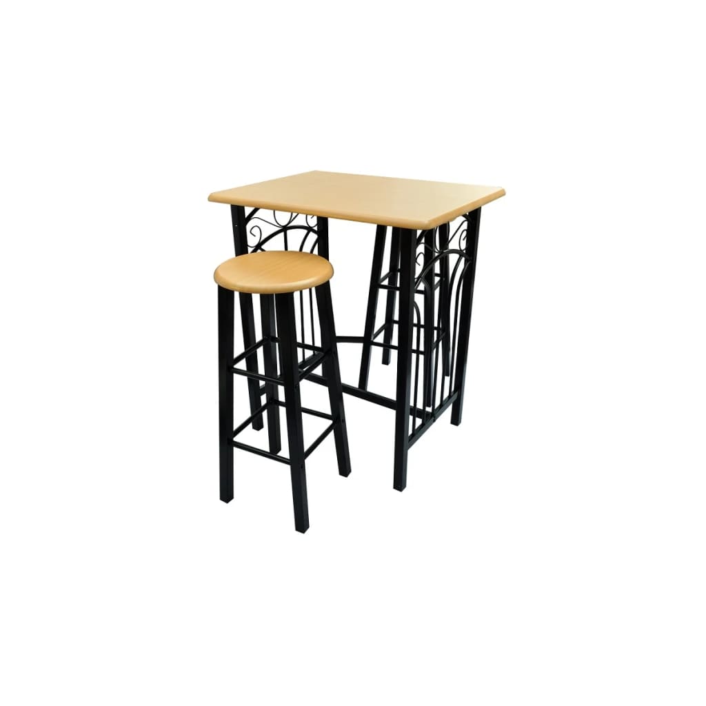 Breakfast/Dinner Table Dining Set MDF with Black- Kitchen & Dining Furniture Sets - HomeShopIreland - Home Shop Ireland - Kitchen & Dining Furniture Sets - Breakfast/Dinner Table Dining Set MDF with Black