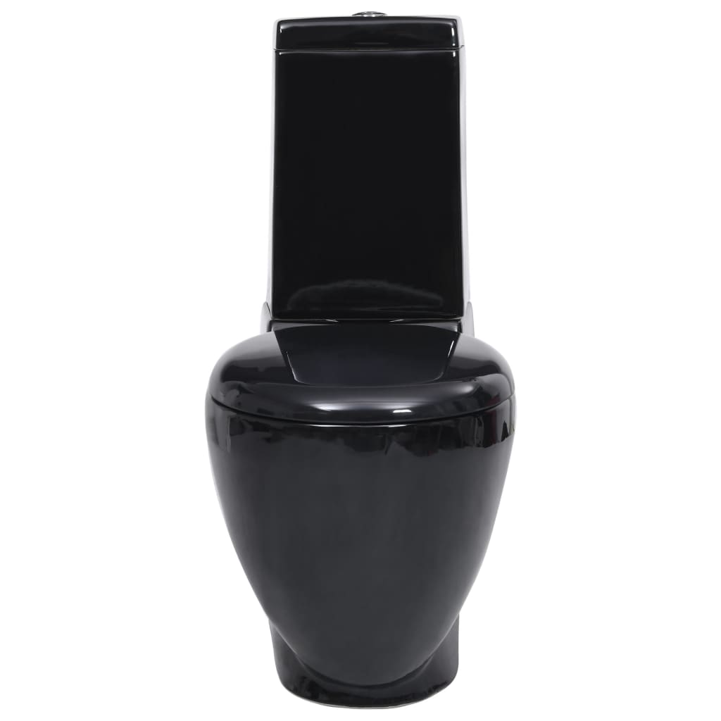 Ceramic Toilet Back Water Flow Black- Toilets - HomeShopIreland - Home Shop Ireland - Toilets - Ceramic Toilet Back Water Flow Black