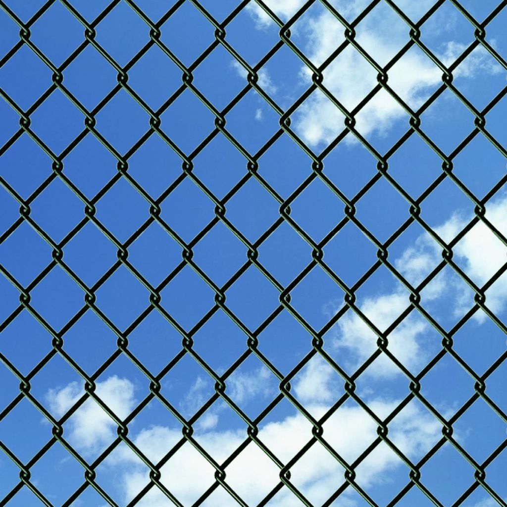 Chain Link Fence Steel 1,25x25 m- Fence Panels - HomeShopIreland - Home Shop Ireland - Fence Panels - Chain Link Fence Steel 1,25x25 m