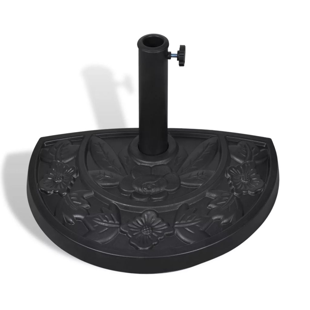 Resin Half Round Parasol Base- Outdoor Umbrella Bases - HomeShopIreland - Home Shop Ireland - Outdoor Umbrella Bases - Resin Half Round Parasol Base