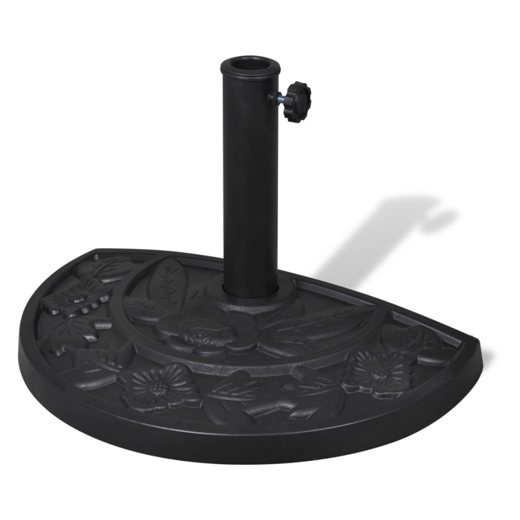 Resin Half Round Parasol Base- Outdoor Umbrella Bases - HomeShopIreland - Home Shop Ireland - Outdoor Umbrella Bases - Resin Half Round Parasol Base