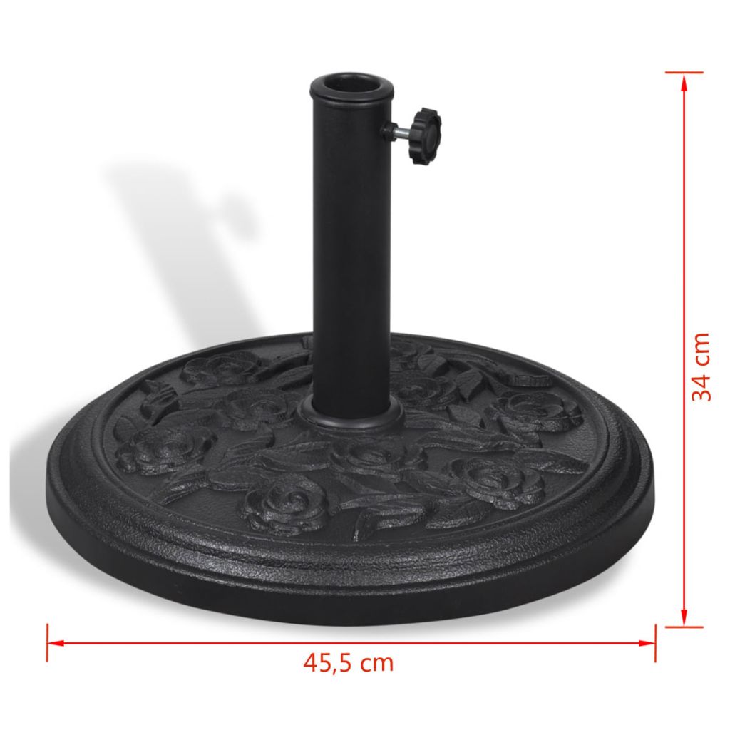 Resin Round Parasol Base- Outdoor Umbrella Bases - HomeShopIreland - Home Shop Ireland - Outdoor Umbrella Bases - Resin Round Parasol Base