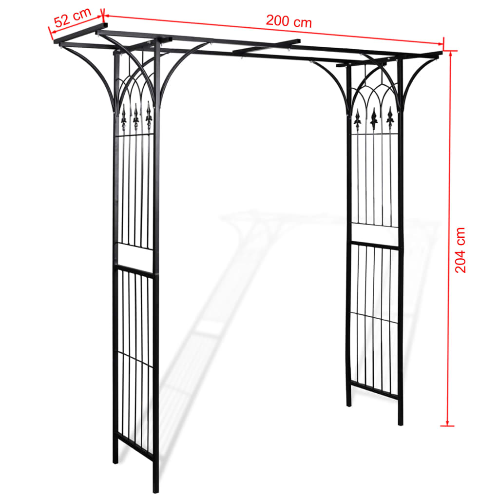 Garden Arch 200x52x204 cm- Garden Arches, Trellises, Arbours & Pergolas - HomeShopIreland - Home Shop Ireland - Garden Arches, Trellises, Arbours & Pergolas - Garden Arch 200x52x204 cm