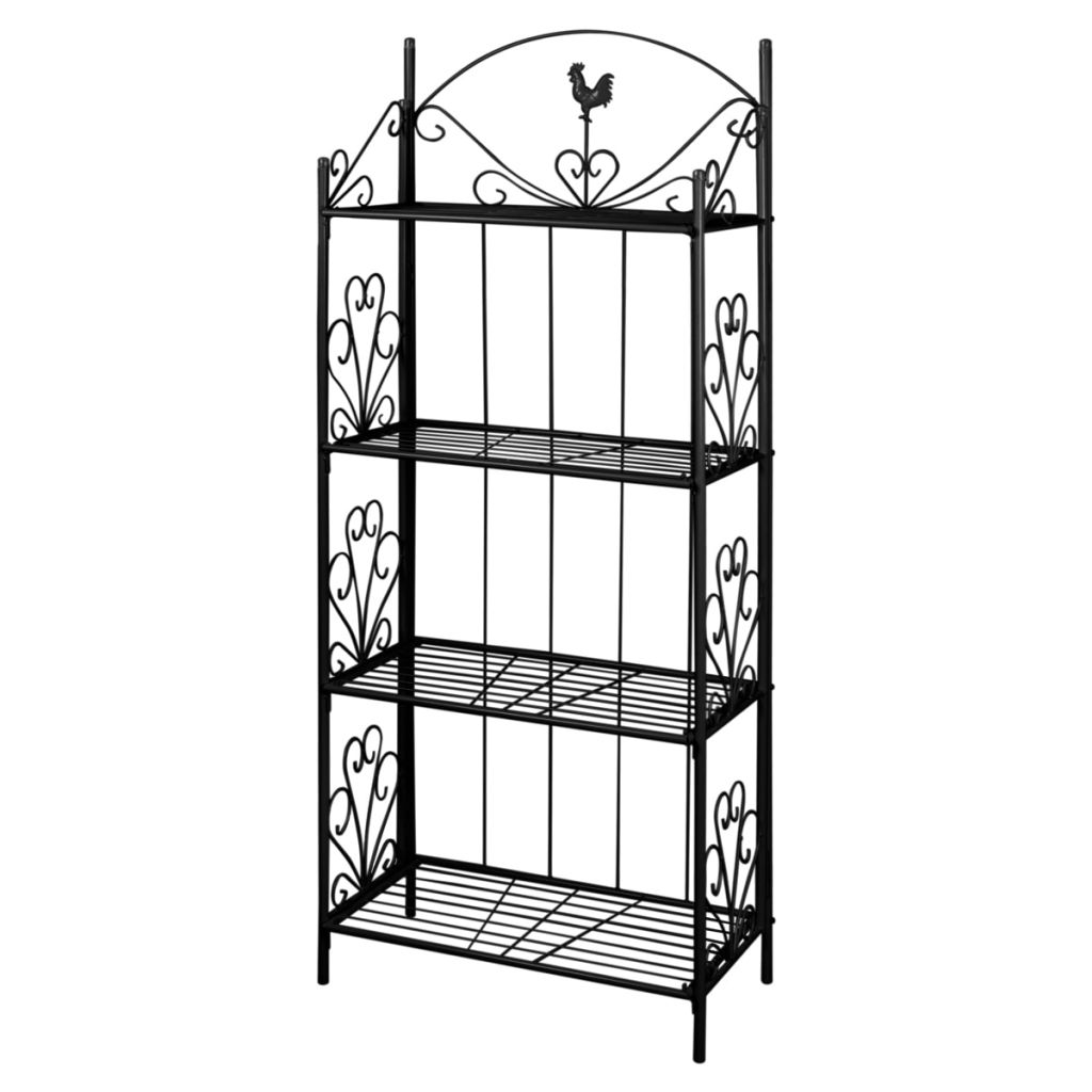 Plant Rack Square Black- Plant Stands - HomeShopIreland - Home Shop Ireland - Plant Stands - Plant Rack Square Black