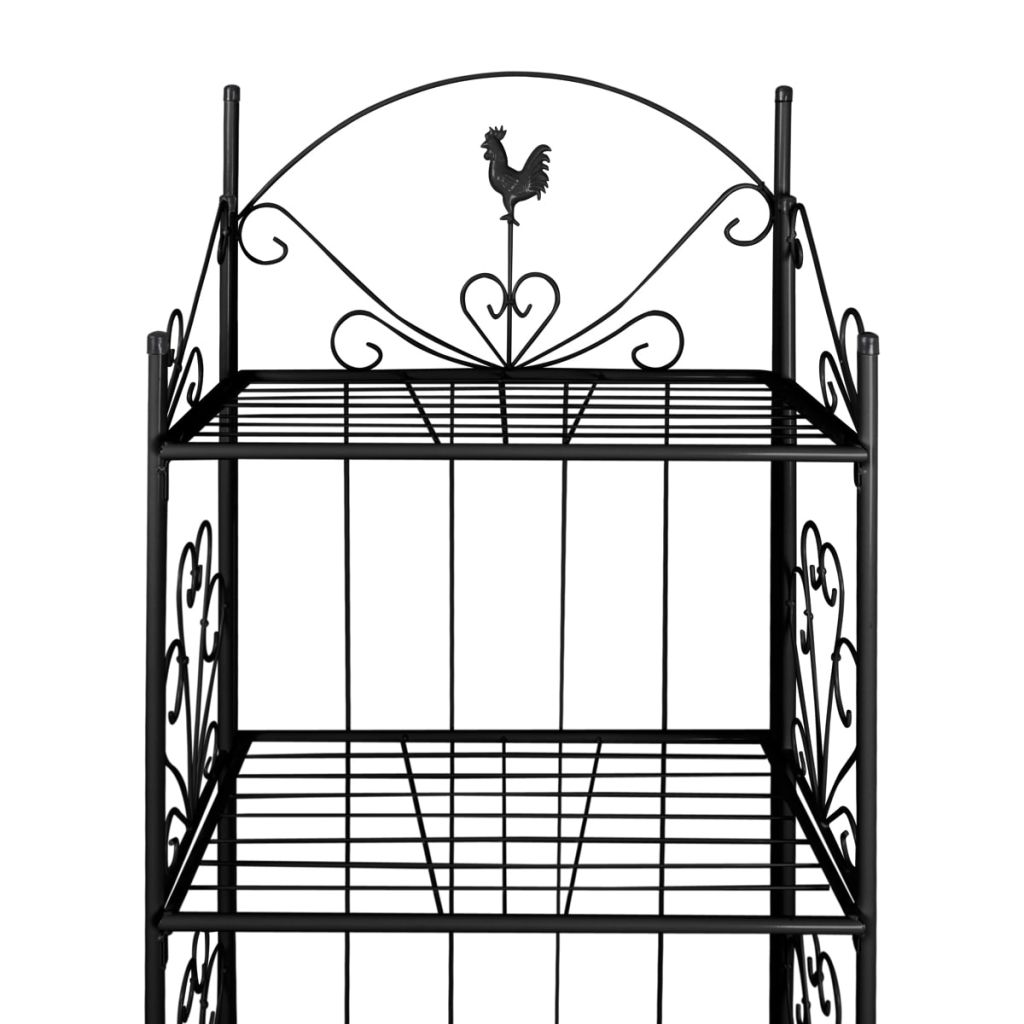 Plant Rack Square Black- Plant Stands - HomeShopIreland - Home Shop Ireland - Plant Stands - Plant Rack Square Black