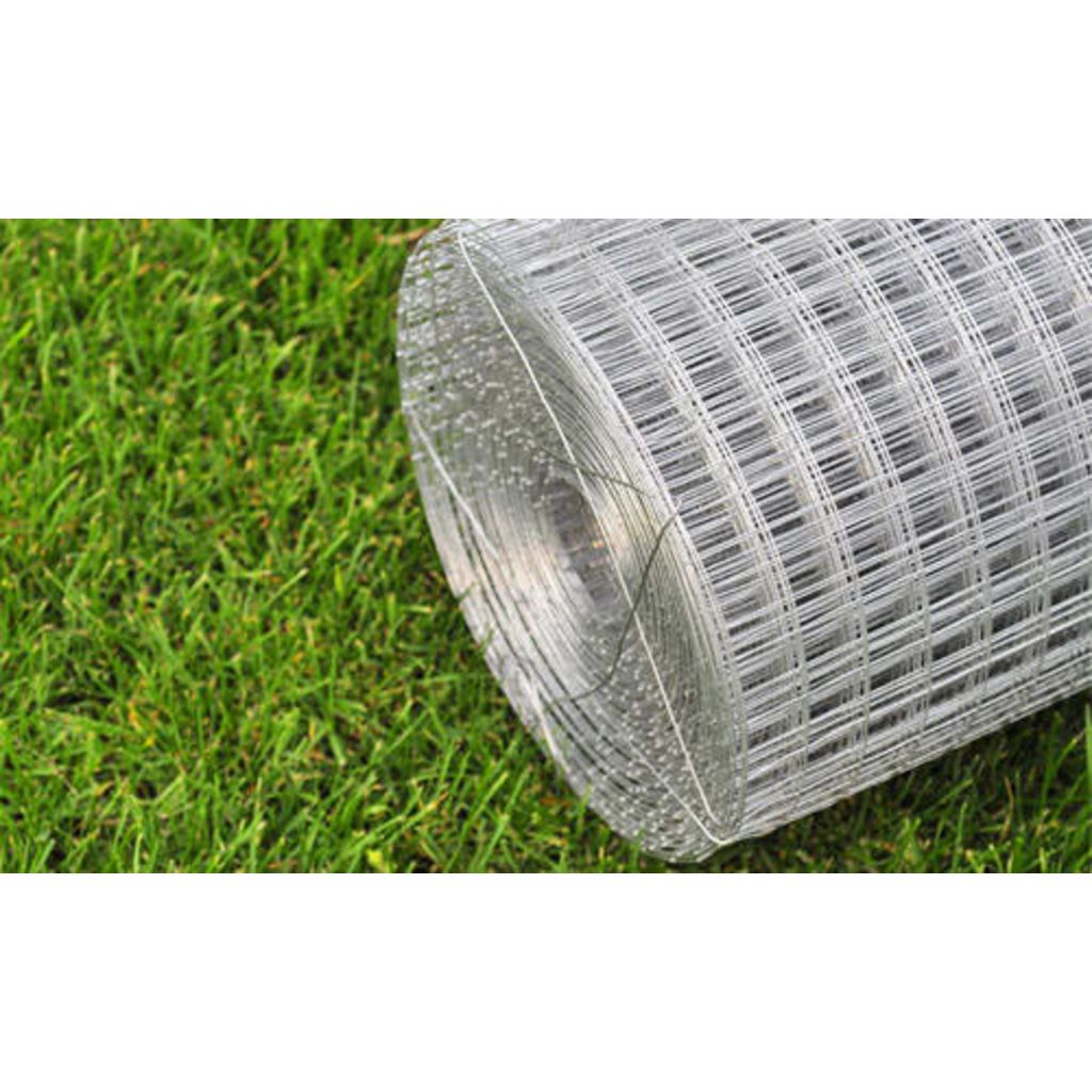 Chicken Wire Fence Galvanised Steel 25x1 m Silver- Fence Panels - HomeShopIreland - Home Shop Ireland - Fence Panels - Chicken Wire Fence Galvanised Steel 25x1 m Silver