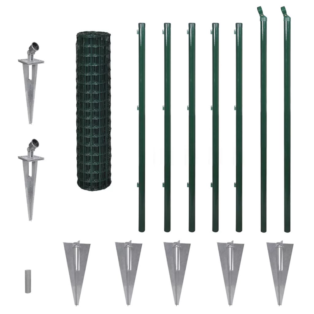 Euro Fence Steel 10x1.2 m Green- Fence Panels - HomeShopIreland - Home Shop Ireland - Fence Panels - Euro Fence Steel 10x1.2 m Green