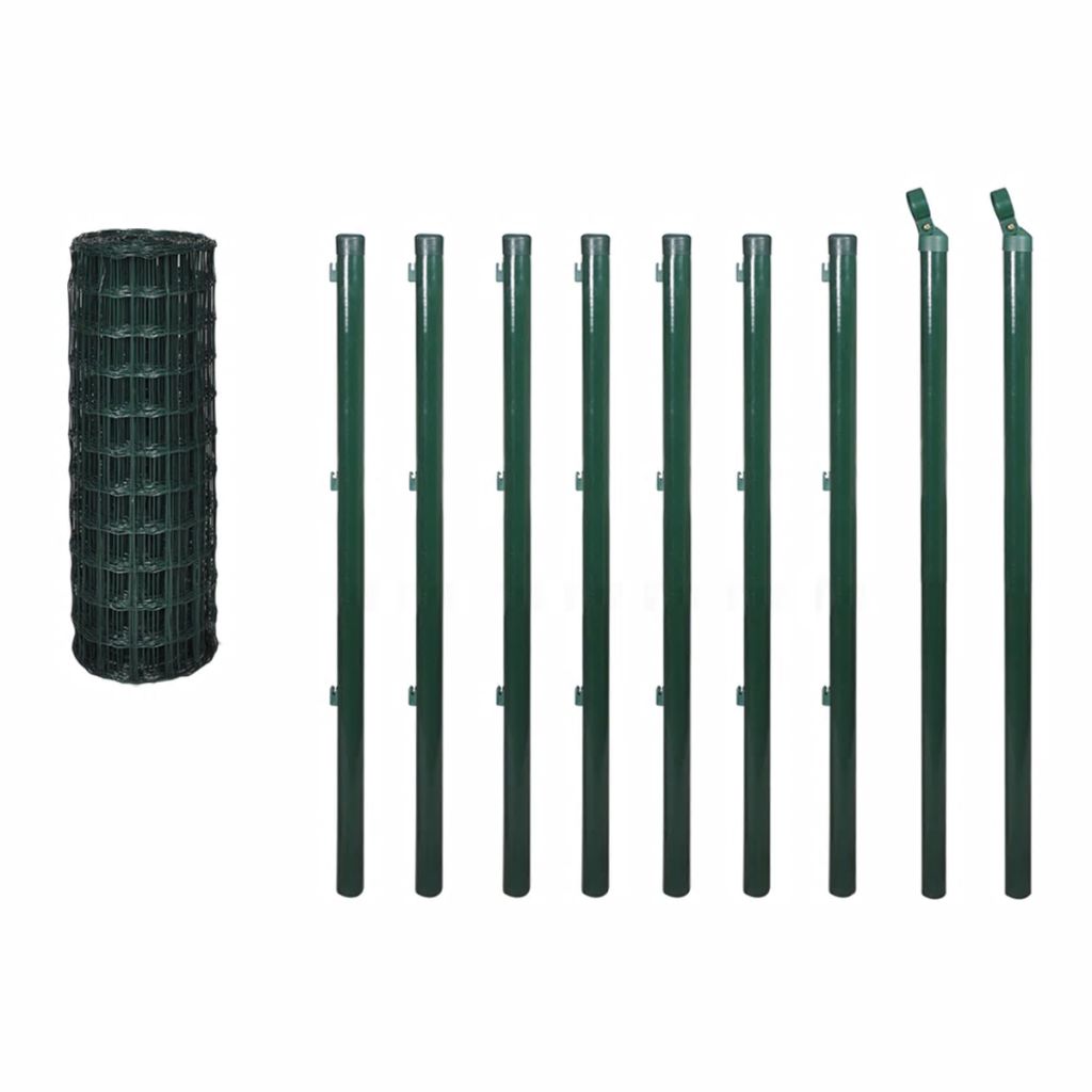 Euro Fence Steel 10x0.8 m Green- Fence Panels - HomeShopIreland - Home Shop Ireland - Fence Panels - Euro Fence Steel 10x0.8 m Green