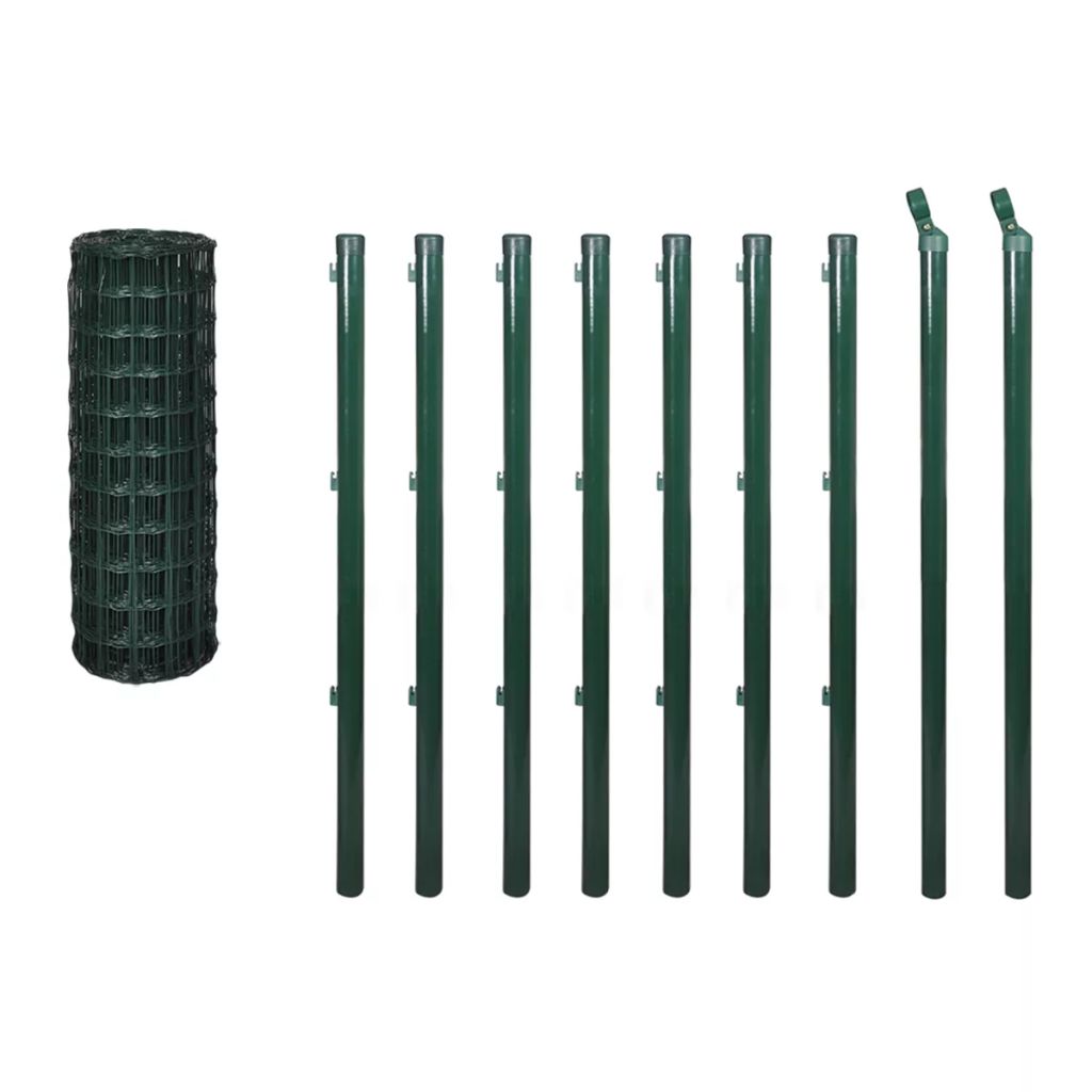 Euro Fence Steel 10x0.8 m Green- Fence Panels - HomeShopIreland - Home Shop Ireland - Fence Panels - Euro Fence Steel 10x0.8 m Green