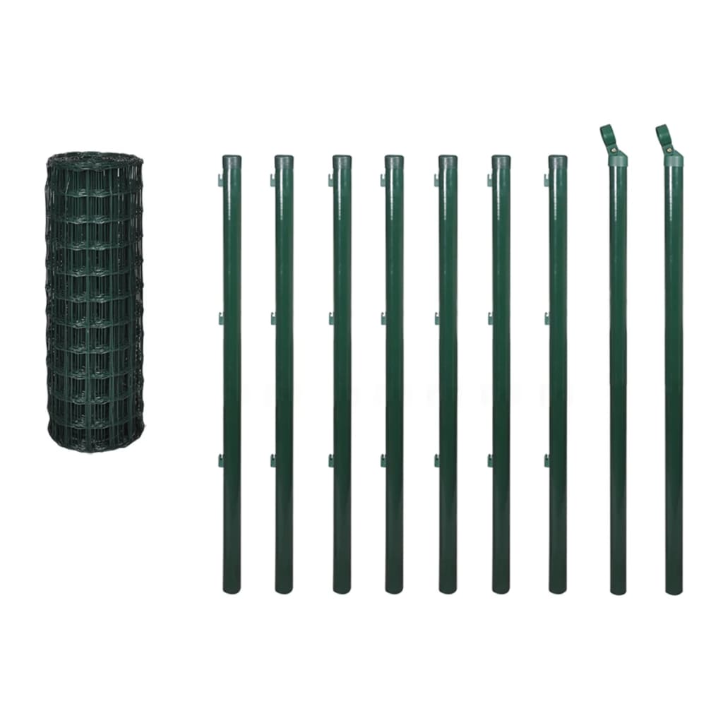 Euro Fence Steel 10x1.5 m Green- Fence Panels - HomeShopIreland - Home Shop Ireland - Fence Panels - Euro Fence Steel 10x1.5 m Green