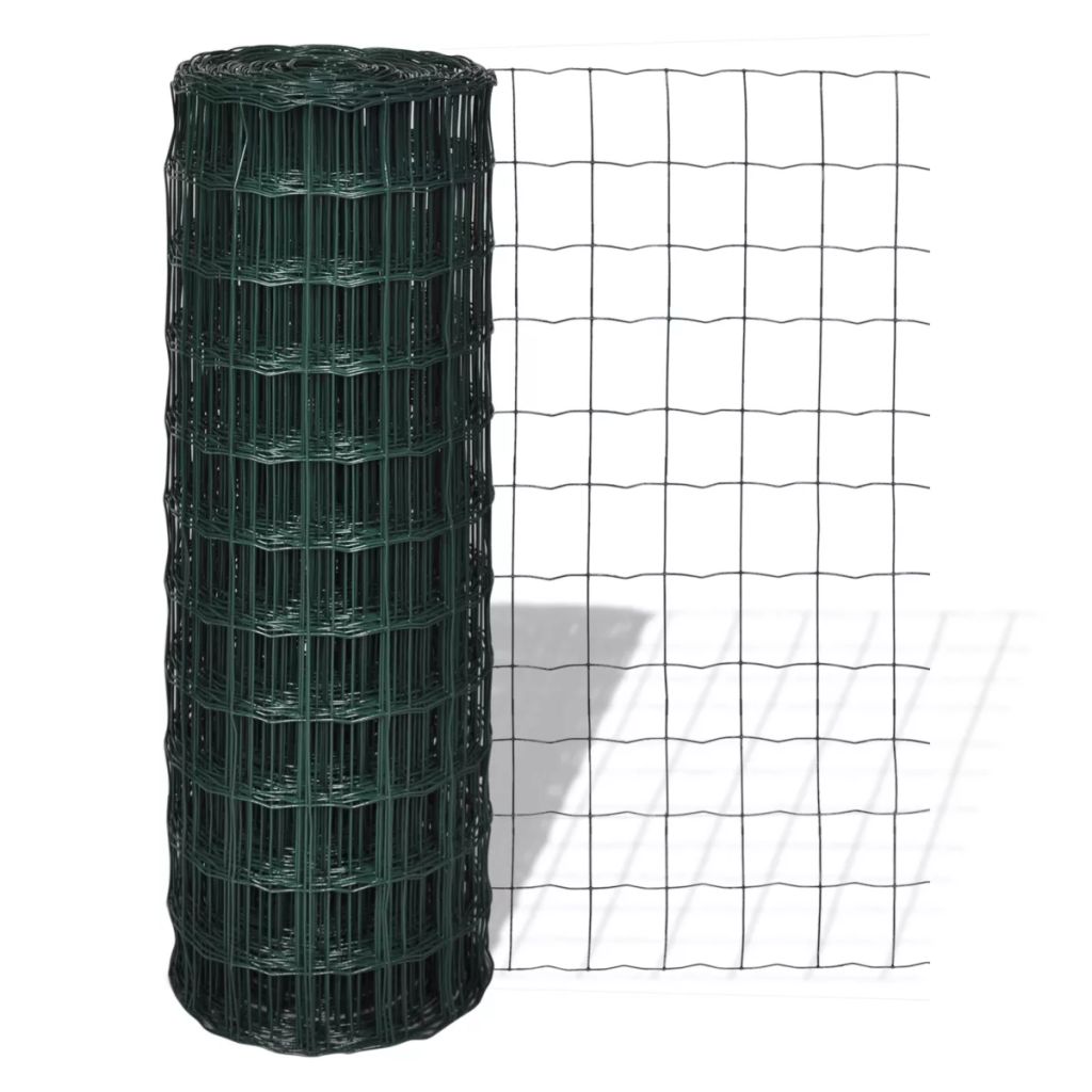 Euro Fence Steel 25x0.8 m Green- Fence Panels - HomeShopIreland - Home Shop Ireland - Fence Panels - Euro Fence Steel 25x0.8 m Green