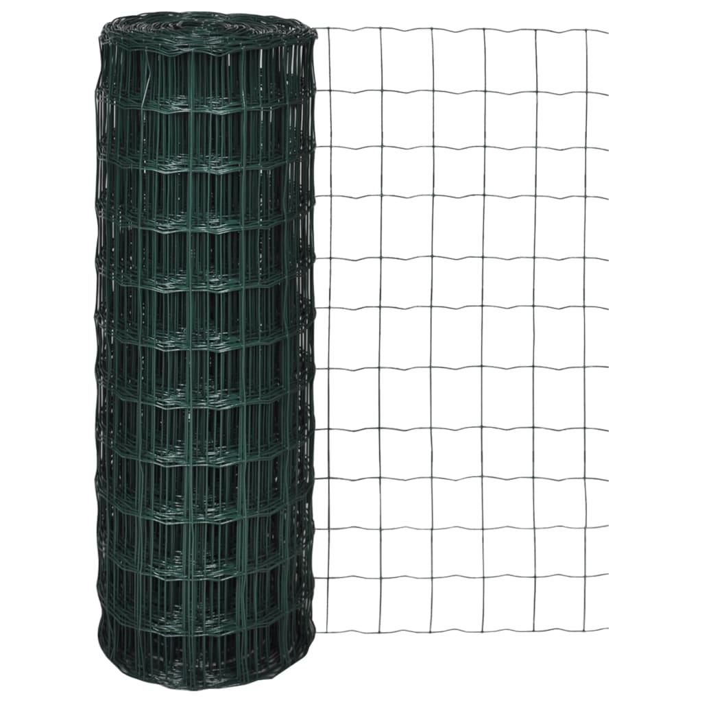 Euro Fence Steel 10x1.0 m Green- Fence Panels - HomeShopIreland - Home Shop Ireland - Fence Panels - Euro Fence Steel 10x1.0 m Green