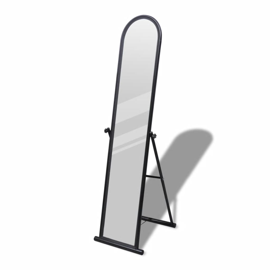 Free Standing Floor Mirror Full Length Rectangular Black- Mirrors - HomeShopIreland - Home Shop Ireland - Mirrors - Free Standing Floor Mirror Full Length Rectangular Black