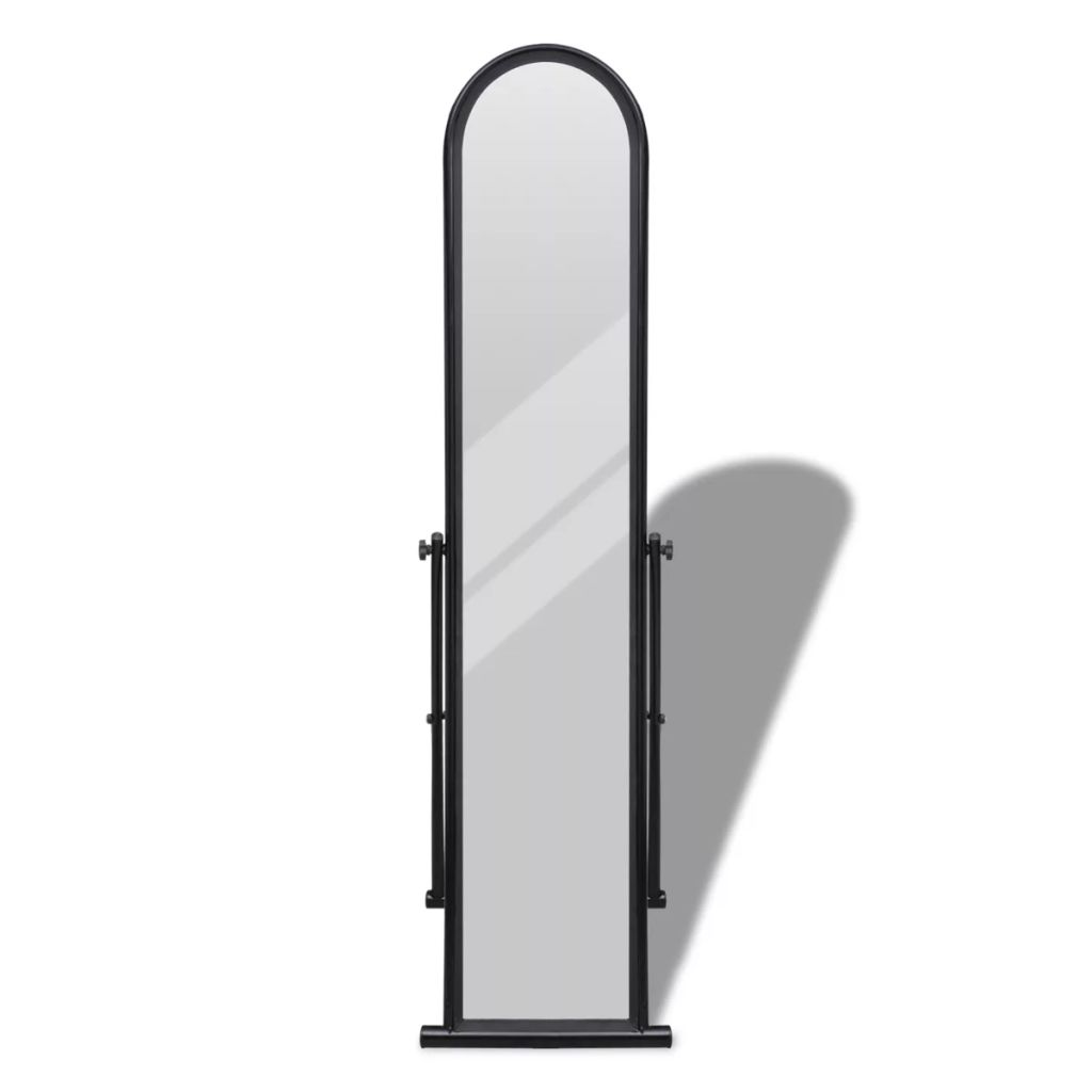 Free Standing Floor Mirror Full Length Rectangular Black- Mirrors - HomeShopIreland - Home Shop Ireland - Mirrors - Free Standing Floor Mirror Full Length Rectangular Black