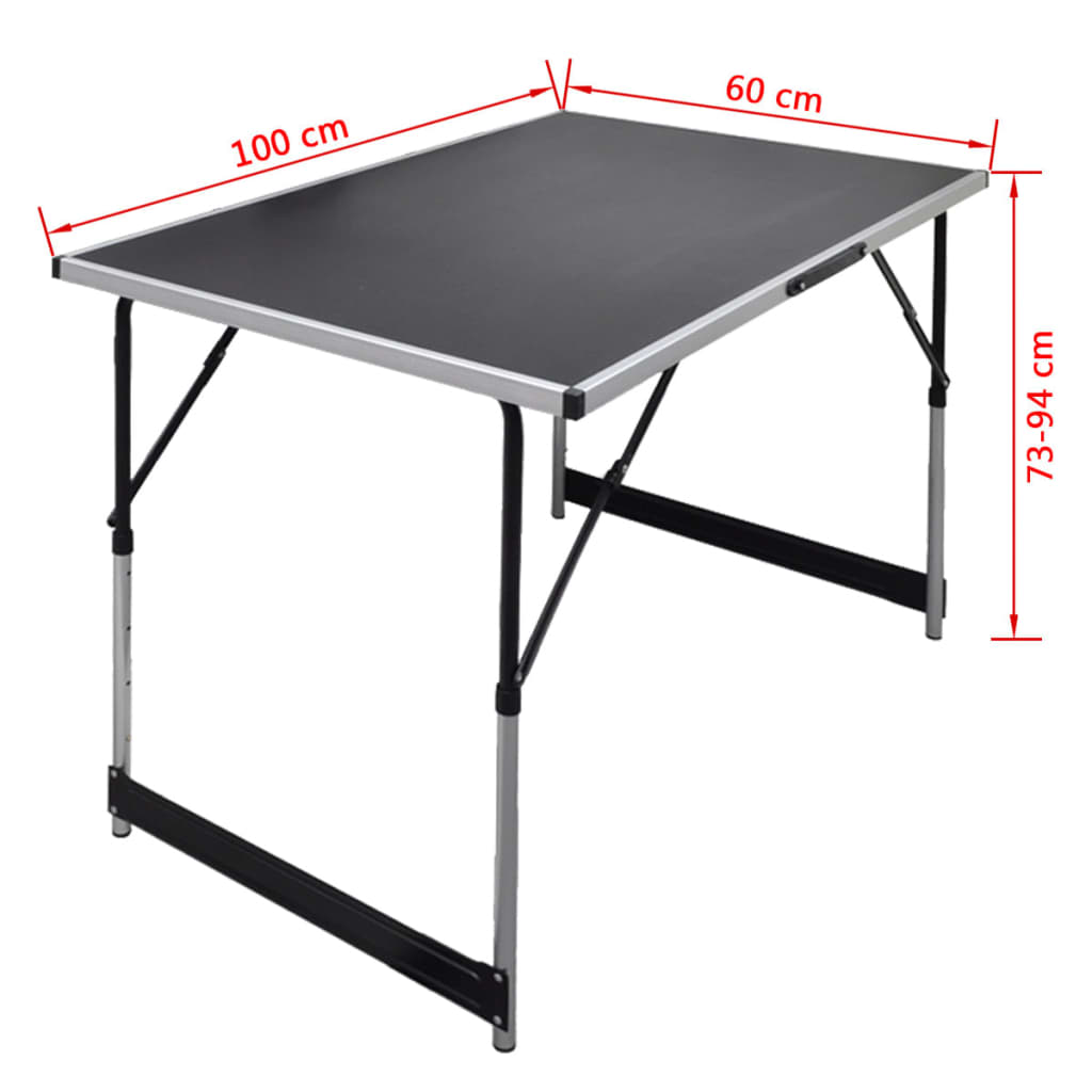 Pasting Table 3 pcs Foldable Height Adjustable- Folding Tables - HomeShopIreland - Home Shop Ireland - Folding Tables - Pasting Table 3 pcs Foldable Height Adjustable