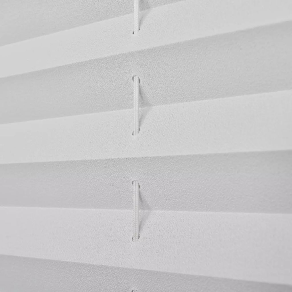 Plisse Blind 110x100cm White Pleated Blind- Window Blinds & Shades - HomeShopIreland - Home Shop Ireland - Window Blinds & Shades - Plisse Blind 110x100cm White Pleated Blind