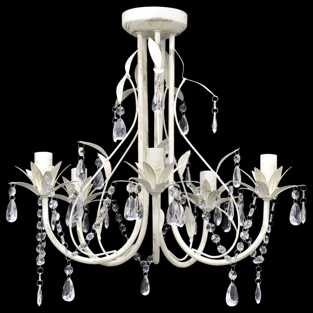 Crystal Pendant Ceiling Lamp Chandelier Elegant 5 Bulb Sockets- Chandeliers - HomeShopIreland - Home Shop Ireland - Chandeliers - Crystal Pendant Ceiling Lamp Chandelier Elegant 5 Bulb Sockets
