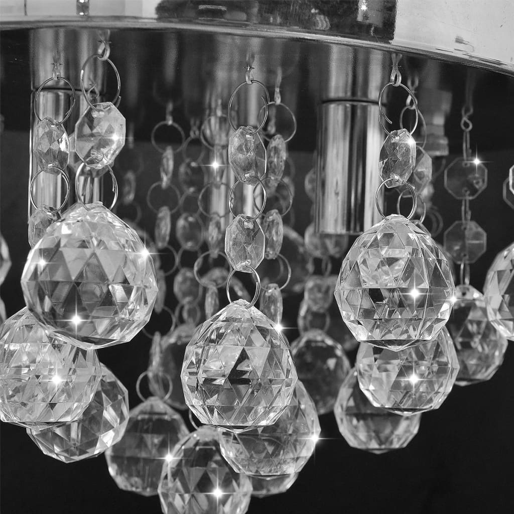 Pendant Ceiling Lamp Crystal Design Chandelier Chrome- Lamps - HomeShopIreland - Home Shop Ireland - Lamps - Pendant Ceiling Lamp Crystal Design Chandelier Chrome