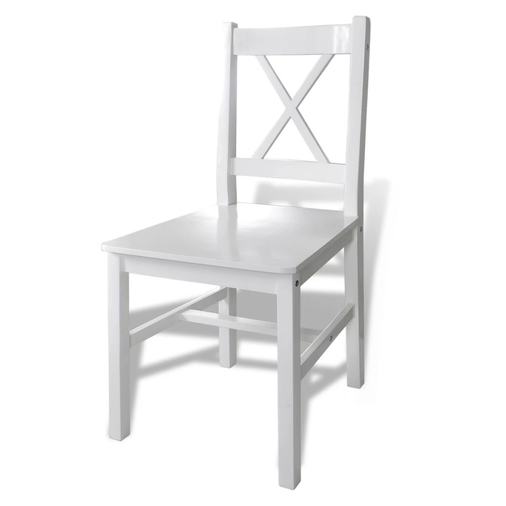 5 Piece Dining Set White- Kitchen & Dining Furniture Sets - HomeShopIreland - Home Shop Ireland - Kitchen & Dining Furniture Sets - 5 Piece Dining Set White