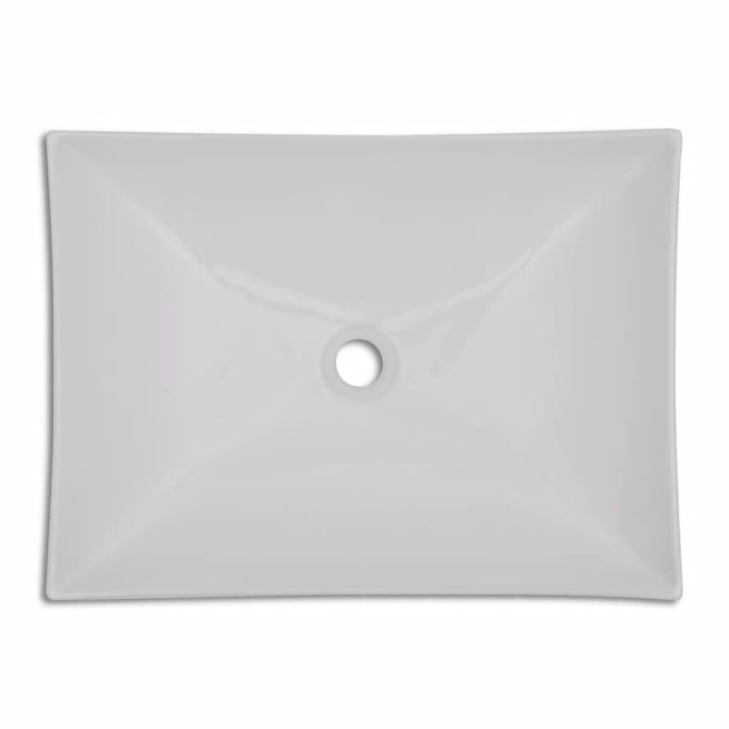 Bathroom Ceramic Porcelain Sink Art Basin White High Gloss- Bathroom Basins - HomeShopIreland - Home Shop Ireland - Bathroom Basins - Bathroom Ceramic Porcelain Sink Art Basin White High Gloss