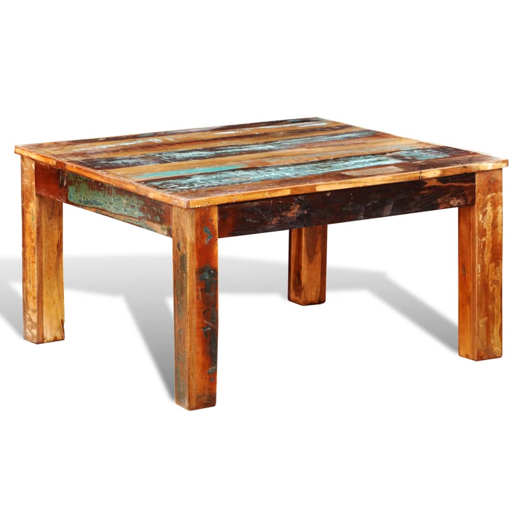 Coffee Table Square Reclaimed Wood- Coffee Tables - HomeShopIreland - Home Shop Ireland - Coffee Tables - Coffee Table Square Reclaimed Wood