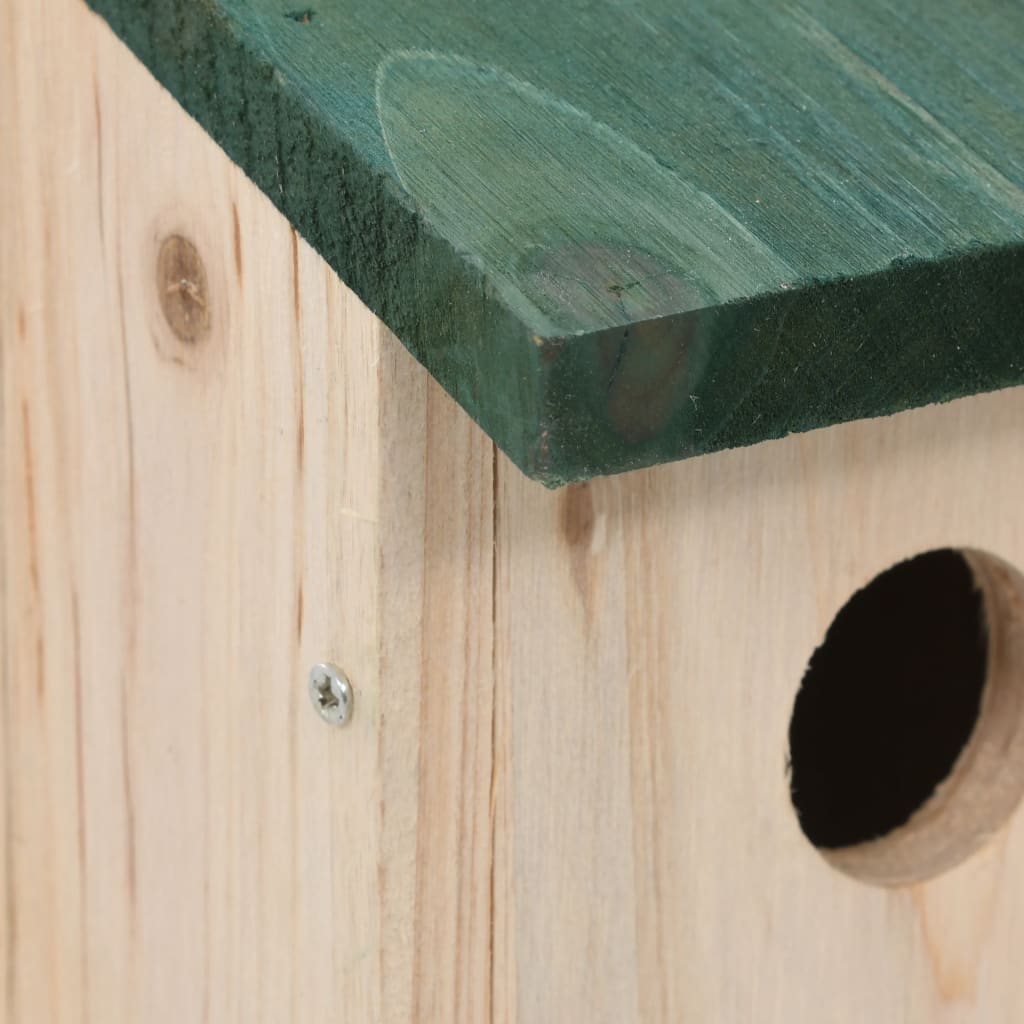 Bird Houses 4 pcs Wood 12x12x22 cm- Birdhouses - HomeShopIreland - Home Shop Ireland - Birdhouses - Bird Houses 4 pcs Wood 12x12x22 cm
