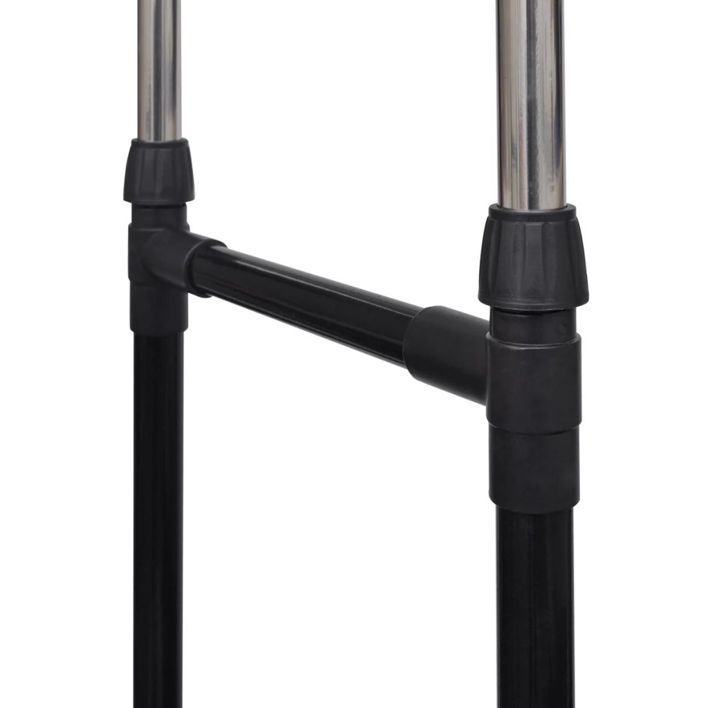 Adjustable Clothes Racks 2 pcs 2 Hanging Rails- Closet Organisers & Garment Racks - HomeShopIreland - Home Shop Ireland - Closet Organisers & Garment Racks - Adjustable Clothes Racks 2 pcs 2 Hanging Rails