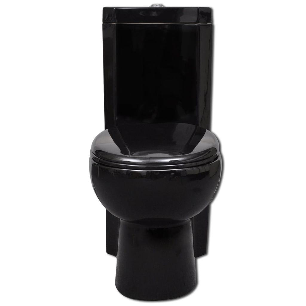 WC Ceramic Toilet Bathroom Corner Toilet Black- Toilets - HomeShopIreland - Home Shop Ireland - Toilets - WC Ceramic Toilet Bathroom Corner Toilet Black
