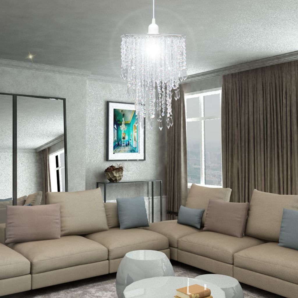 Crystal Pendant Chandelier 22,5 x 30,5 cm- Chandeliers - HomeShopIreland - Home Shop Ireland - Chandeliers - Crystal Pendant Chandelier 22,5 x 30,5 cm