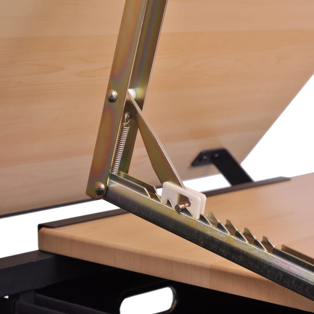 Two Drawers Tiltable Tabletop Drawing Table with Stool- Art & Drafting Tables - HomeShopIreland - Home Shop Ireland - Art & Drafting Tables - Two Drawers Tiltable Tabletop Drawing Table with Stool