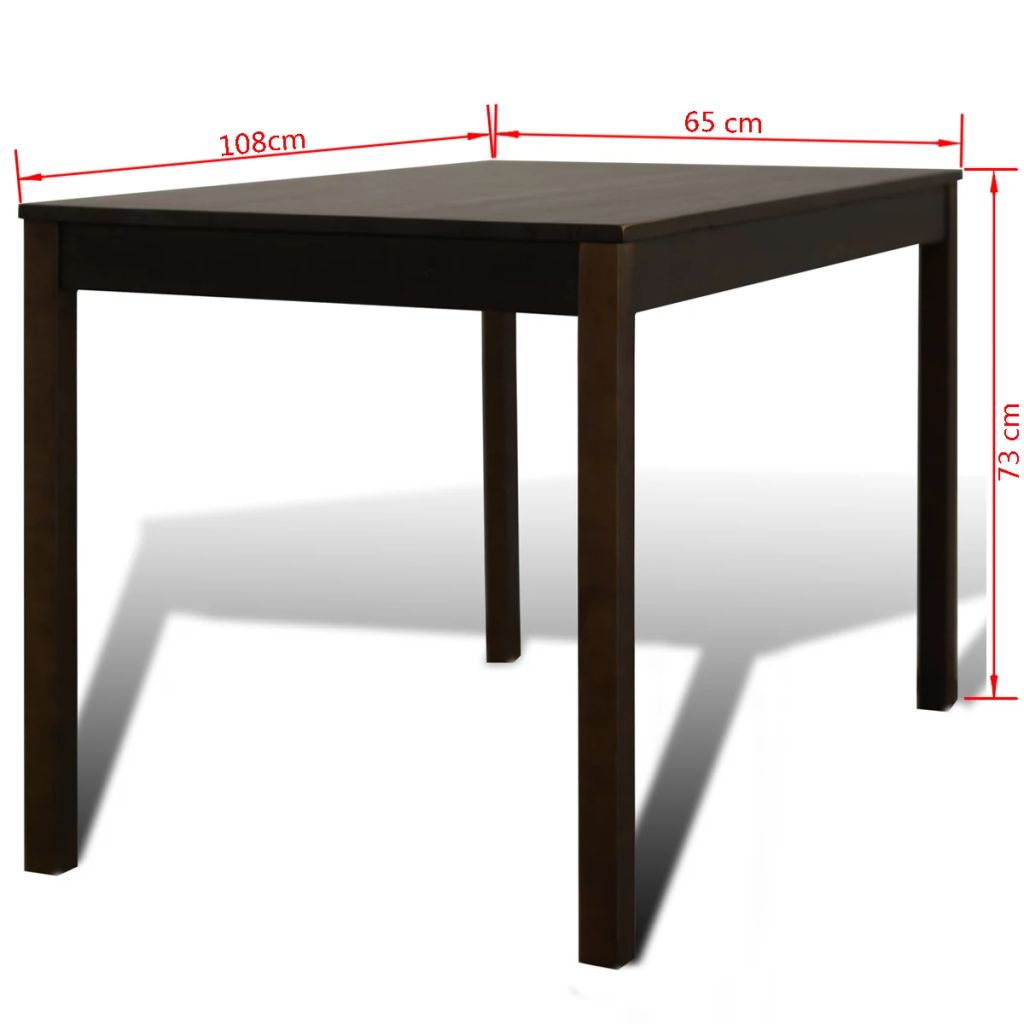 Dining Set 5 Pieces Pine Wood Brown- Kitchen & Dining Furniture Sets - HomeShopIreland - Home Shop Ireland - Kitchen & Dining Furniture Sets - Dining Set 5 Pieces Pine Wood Brown