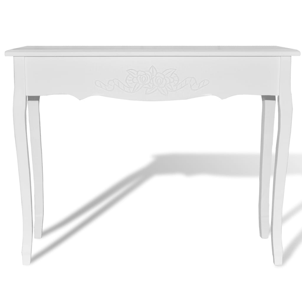Dressing Console Table White- End Tables - HomeShopIreland - Home Shop Ireland - End Tables - Dressing Console Table White