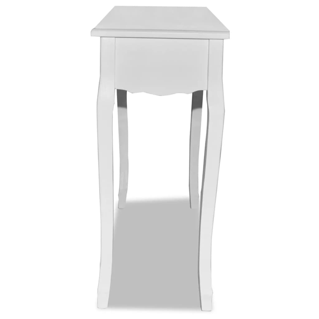 Dressing Console Table White- End Tables - HomeShopIreland - Home Shop Ireland - End Tables - Dressing Console Table White
