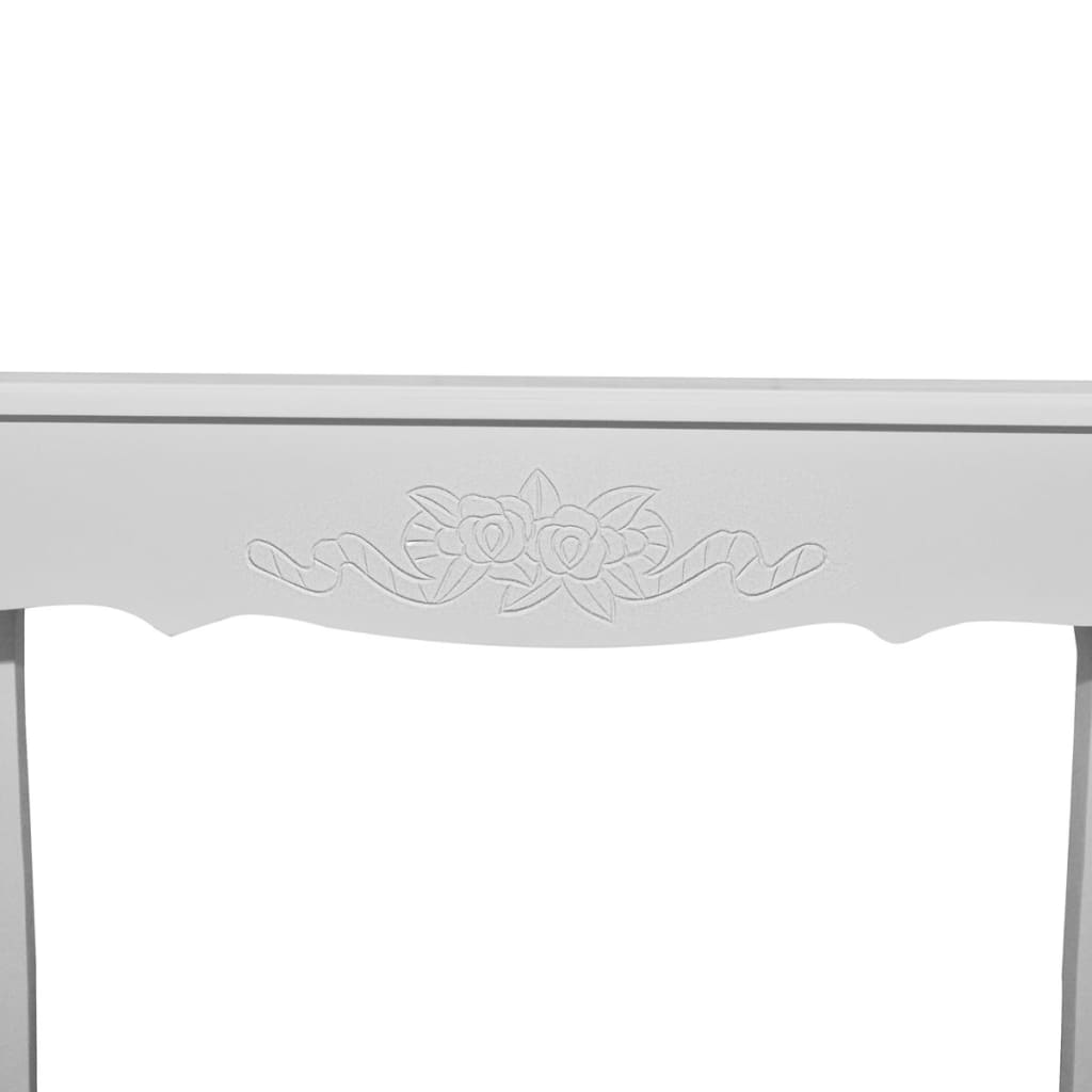 Dressing Console Table White- End Tables - HomeShopIreland - Home Shop Ireland - End Tables - Dressing Console Table White