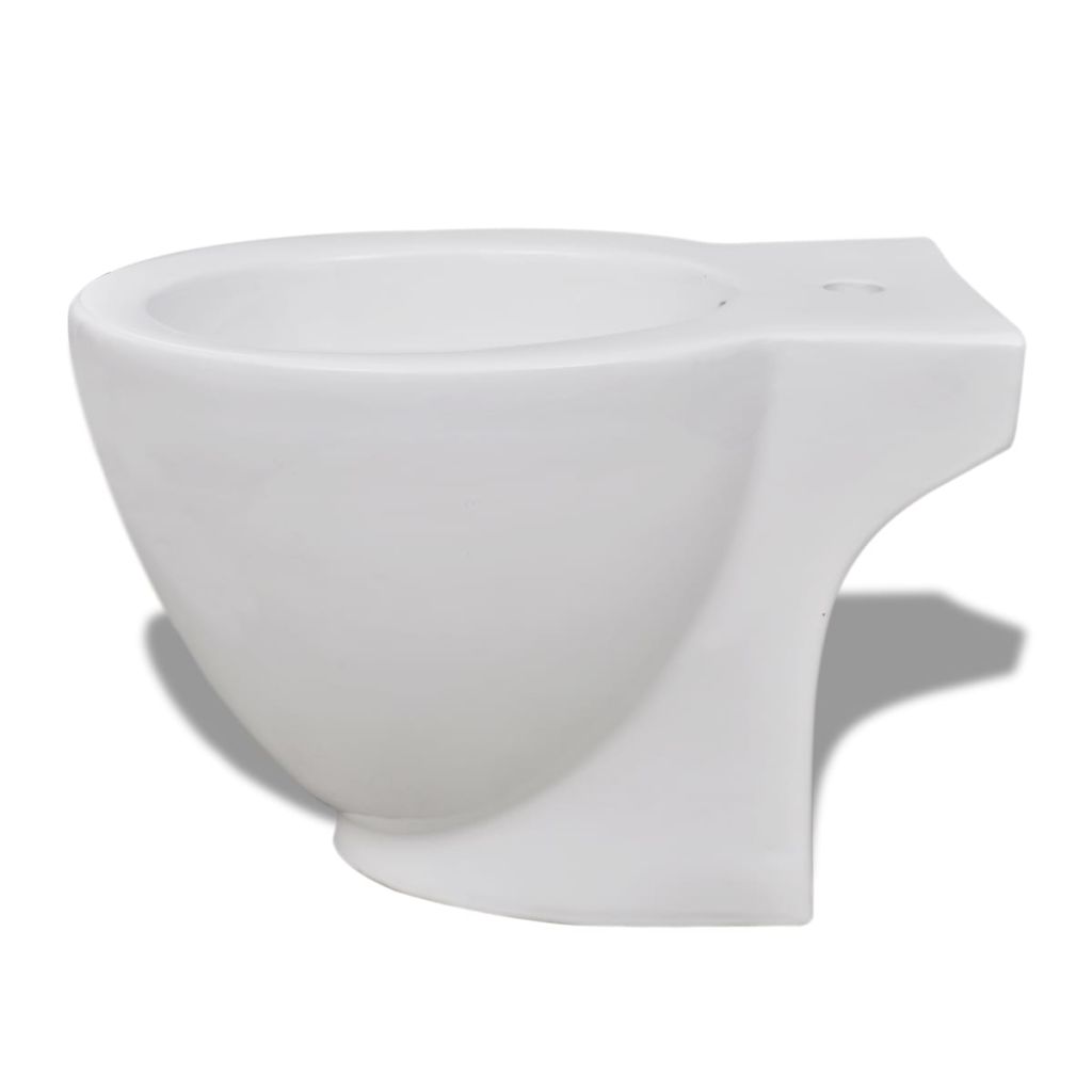 White Ceramic Toilet & Bidet Set- Toilets & Bidets - HomeShopIreland - Home Shop Ireland - Toilets & Bidets - White Ceramic Toilet & Bidet Set