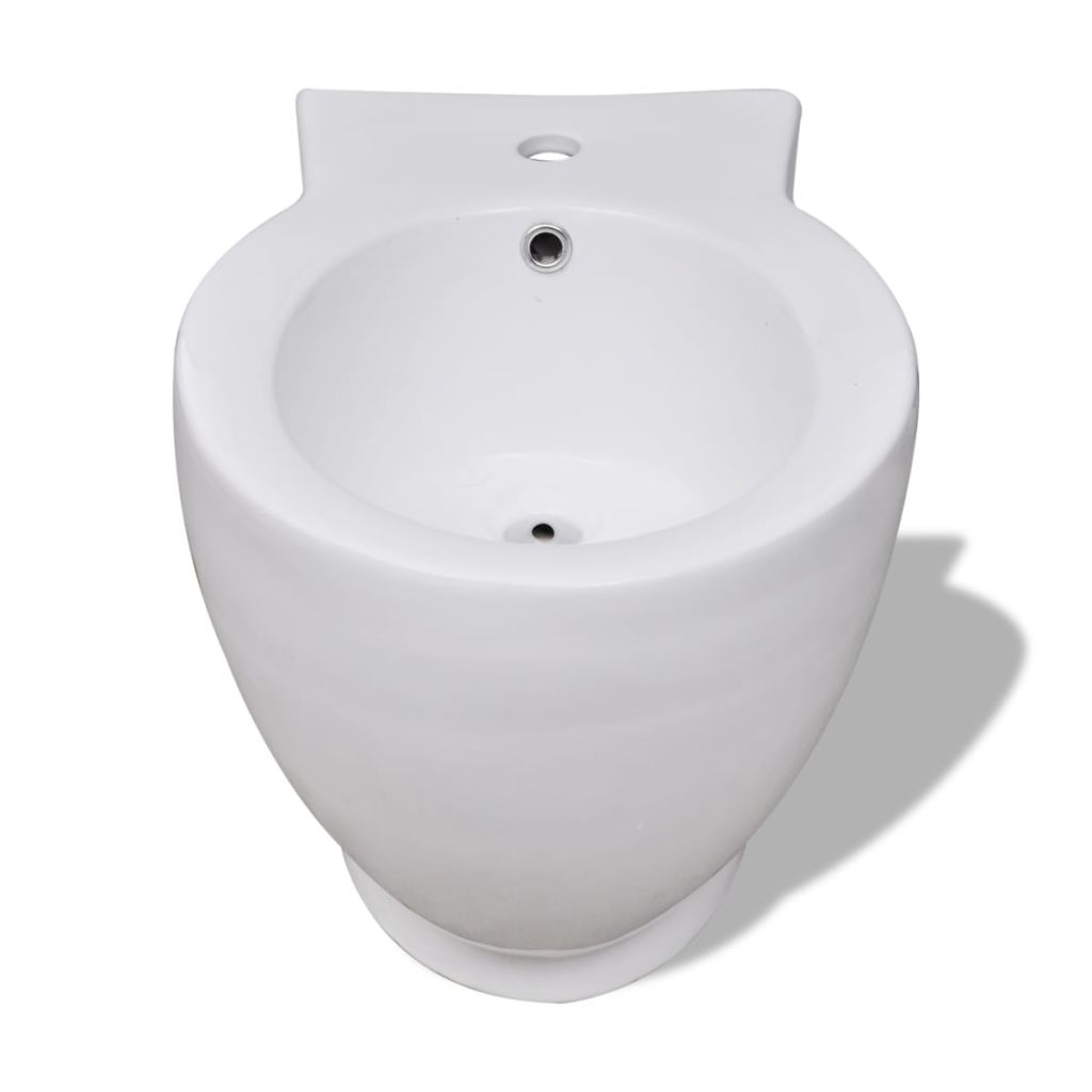 White Ceramic Toilet & Bidet Set- Toilets & Bidets - HomeShopIreland - Home Shop Ireland - Toilets & Bidets - White Ceramic Toilet & Bidet Set
