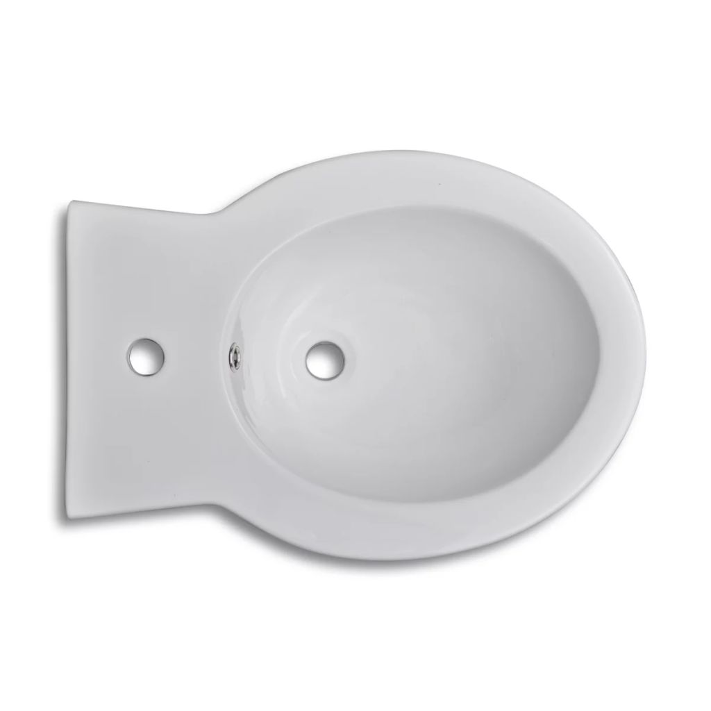 White Ceramic Toilet & Bidet Set- Toilets & Bidets - HomeShopIreland - Home Shop Ireland - Toilets & Bidets - White Ceramic Toilet & Bidet Set