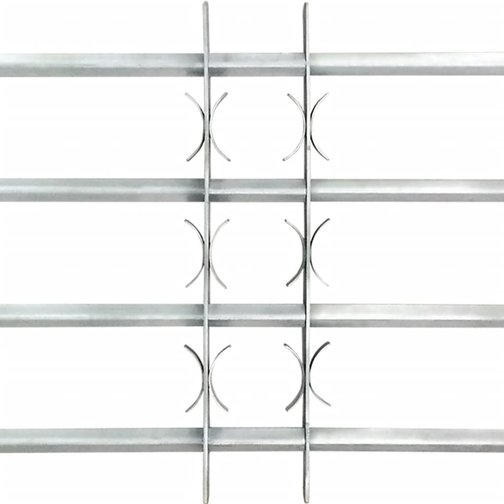 Adjustable Security Grille for Windows with 4 Crossbars 500-650 mm- Windows - HomeShopIreland - Home Shop Ireland - Windows - Adjustable Security Grille for Windows with 4 Crossbars 500-650 mm
