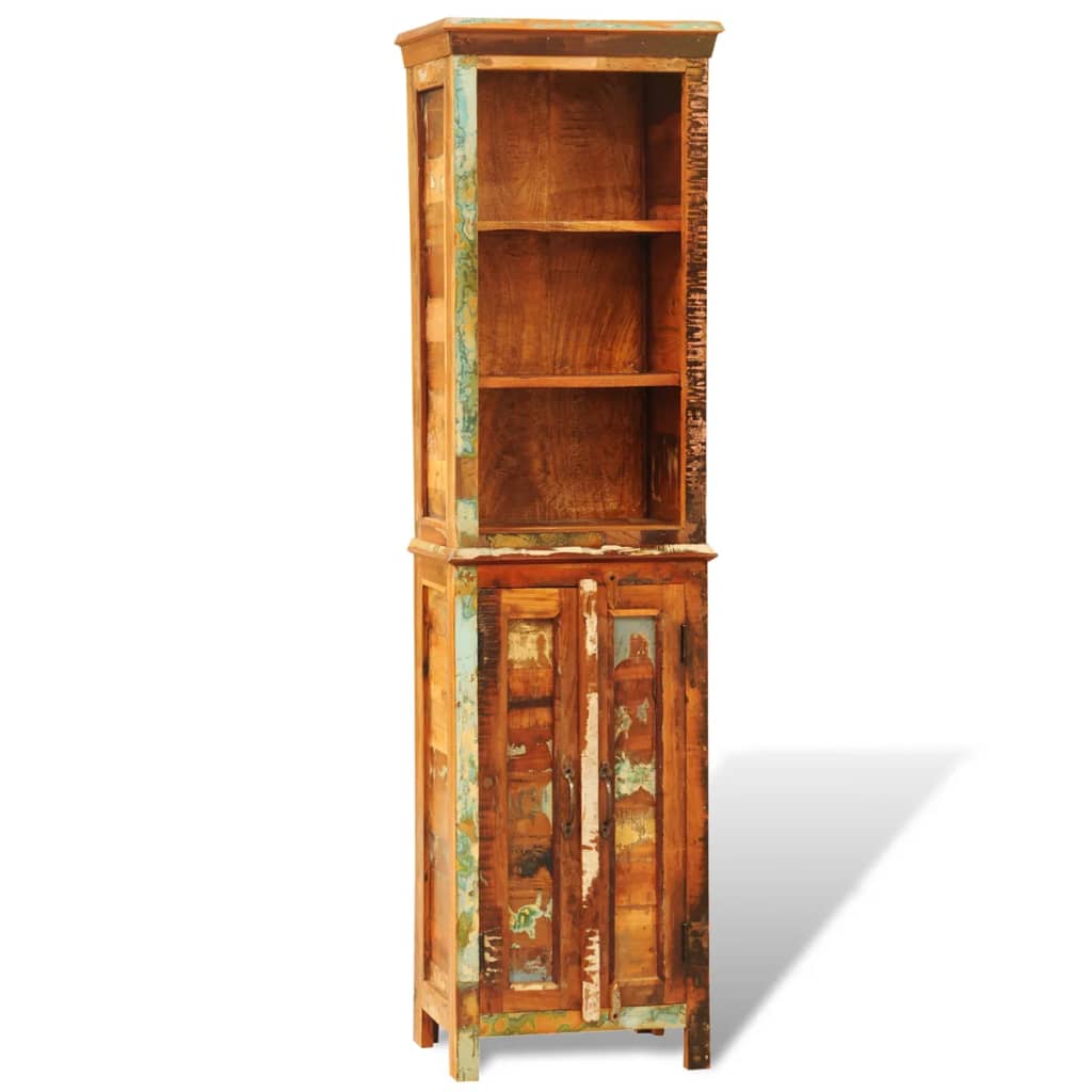 Vintage Style Reclaimed Solid Wood Bookshelf- Bookcases & Standing Shelves - HomeShopIreland - Home Shop Ireland - Bookcases & Standing Shelves - Vintage Style Reclaimed Solid Wood Bookshelf