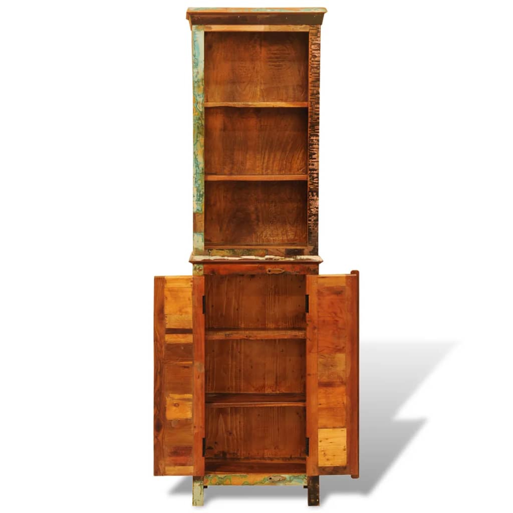 Vintage Style Reclaimed Solid Wood Bookshelf- Bookcases & Standing Shelves - HomeShopIreland - Home Shop Ireland - Bookcases & Standing Shelves - Vintage Style Reclaimed Solid Wood Bookshelf