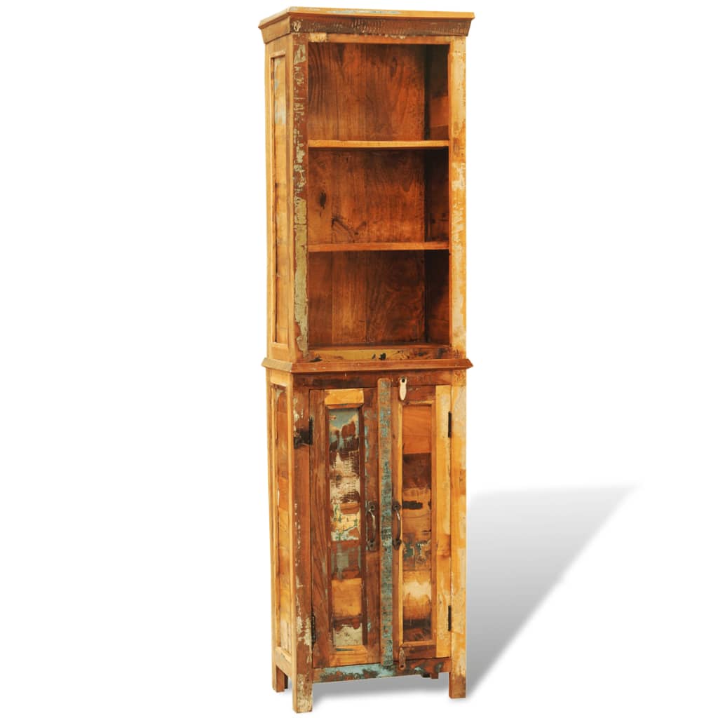 Vintage Style Reclaimed Solid Wood Bookshelf- Bookcases & Standing Shelves - HomeShopIreland - Home Shop Ireland - Bookcases & Standing Shelves - Vintage Style Reclaimed Solid Wood Bookshelf