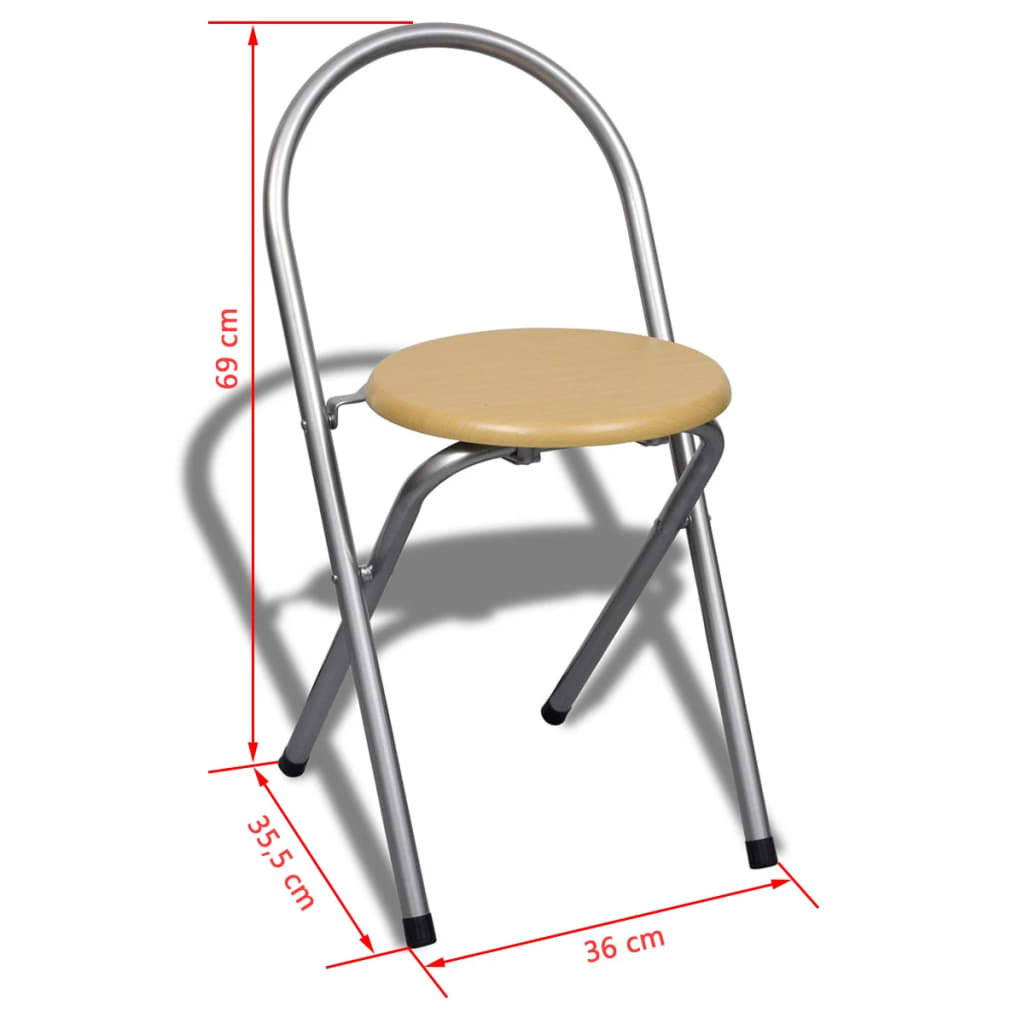 Foldable Breakfast Bar Set with 2 Chairs- Kitchen & Dining Furniture Sets - HomeShopIreland - Home Shop Ireland - Kitchen & Dining Furniture Sets - Foldable Breakfast Bar Set with 2 Chairs