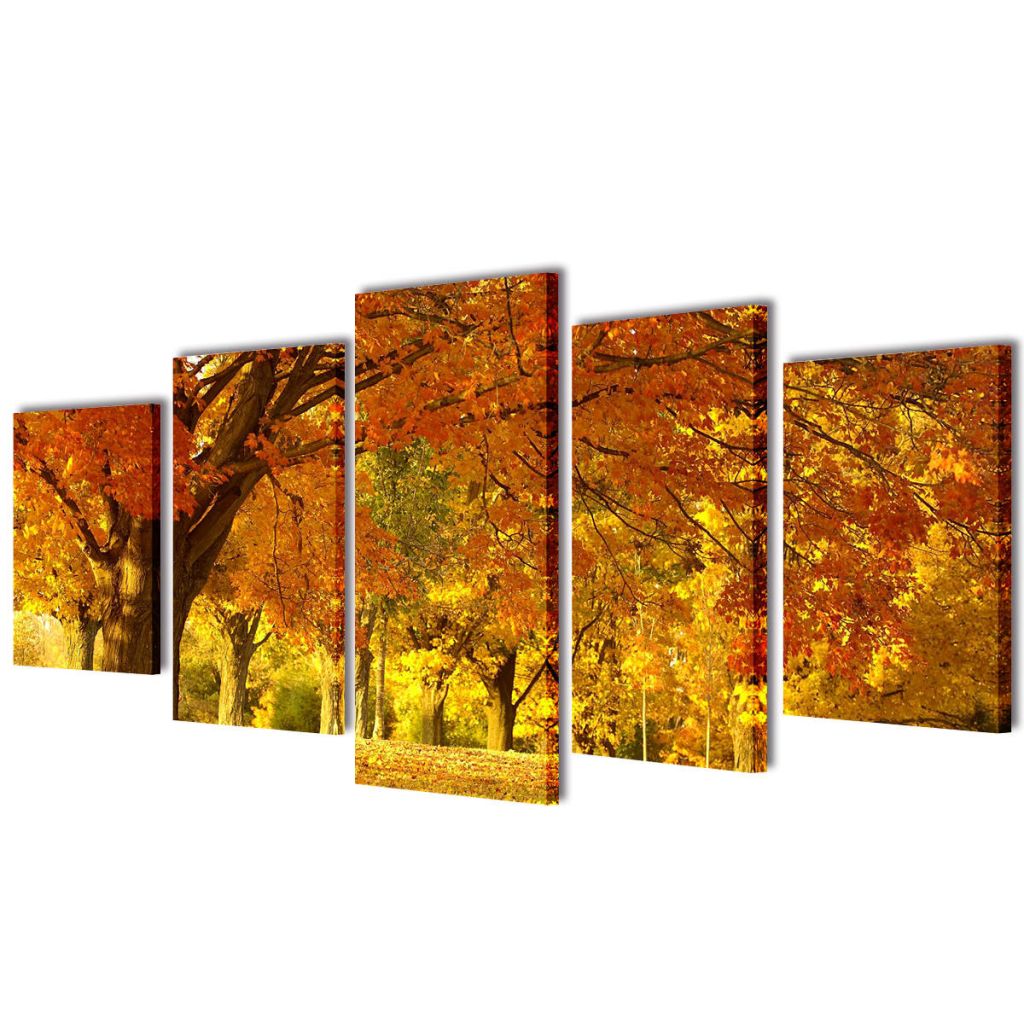 Canvas Wall Print Set Maple 100 x 50 cm- Posters, Prints & Visual Artwork - HomeShopIreland - Home Shop Ireland - Posters, Prints & Visual Artwork - Canvas Wall Print Set Maple 100 x 50 cm