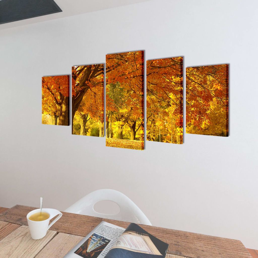Canvas Wall Print Set Maple 100 x 50 cm- Posters, Prints & Visual Artwork - HomeShopIreland - Home Shop Ireland - Posters, Prints & Visual Artwork - Canvas Wall Print Set Maple 100 x 50 cm