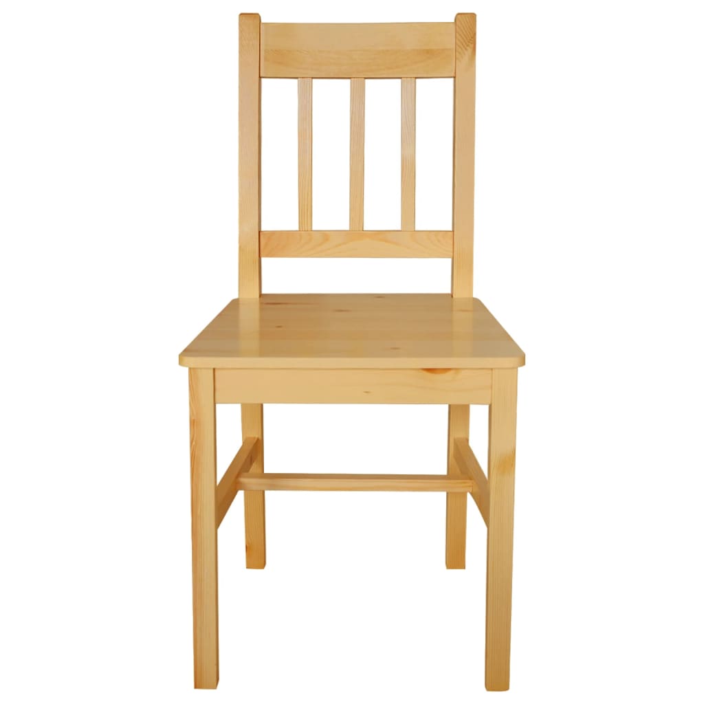 Dining Chairs 2 pcs Pinewood- Kitchen & Dining Room Chairs - HomeShopIreland - Home Shop Ireland - Kitchen & Dining Room Chairs - Dining Chairs 2 pcs Pinewood