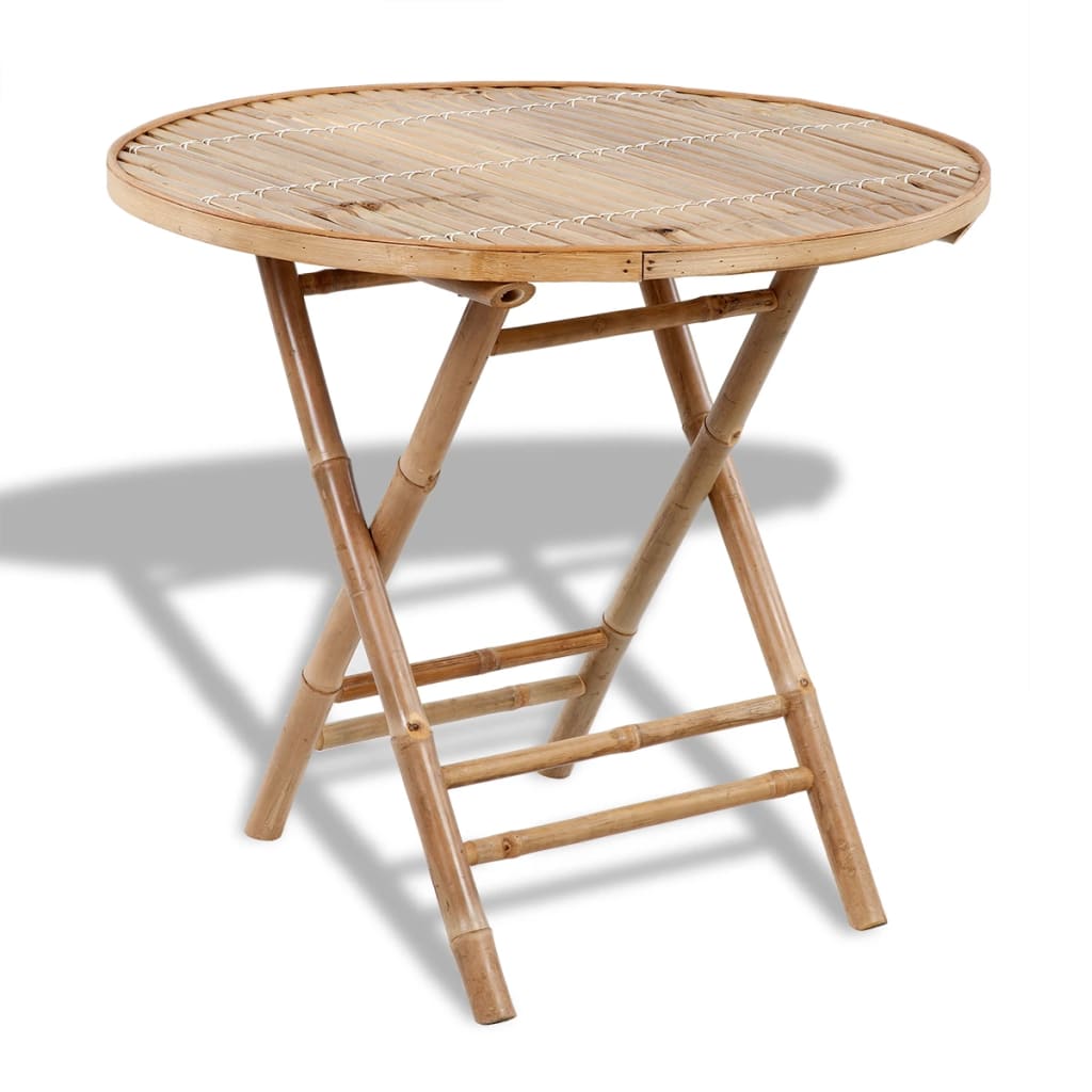 5 Piece Folding Outdoor Dining Set Bamboo- Outdoor Furniture Sets - HomeShopIreland - Home Shop Ireland - Outdoor Furniture Sets - 5 Piece Folding Outdoor Dining Set Bamboo