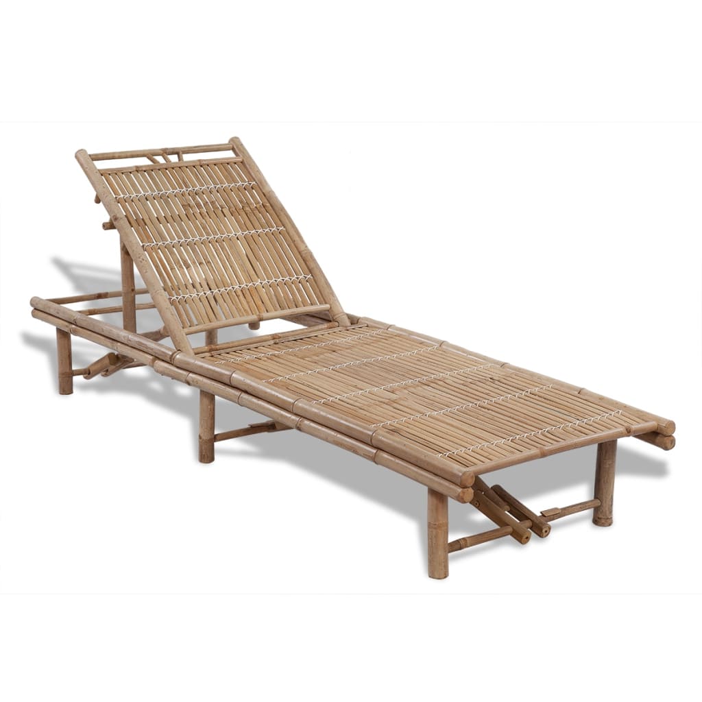 Sun Lounger Bamboo- Sunloungers - HomeShopIreland - Home Shop Ireland - Sunloungers - Sun Lounger Bamboo