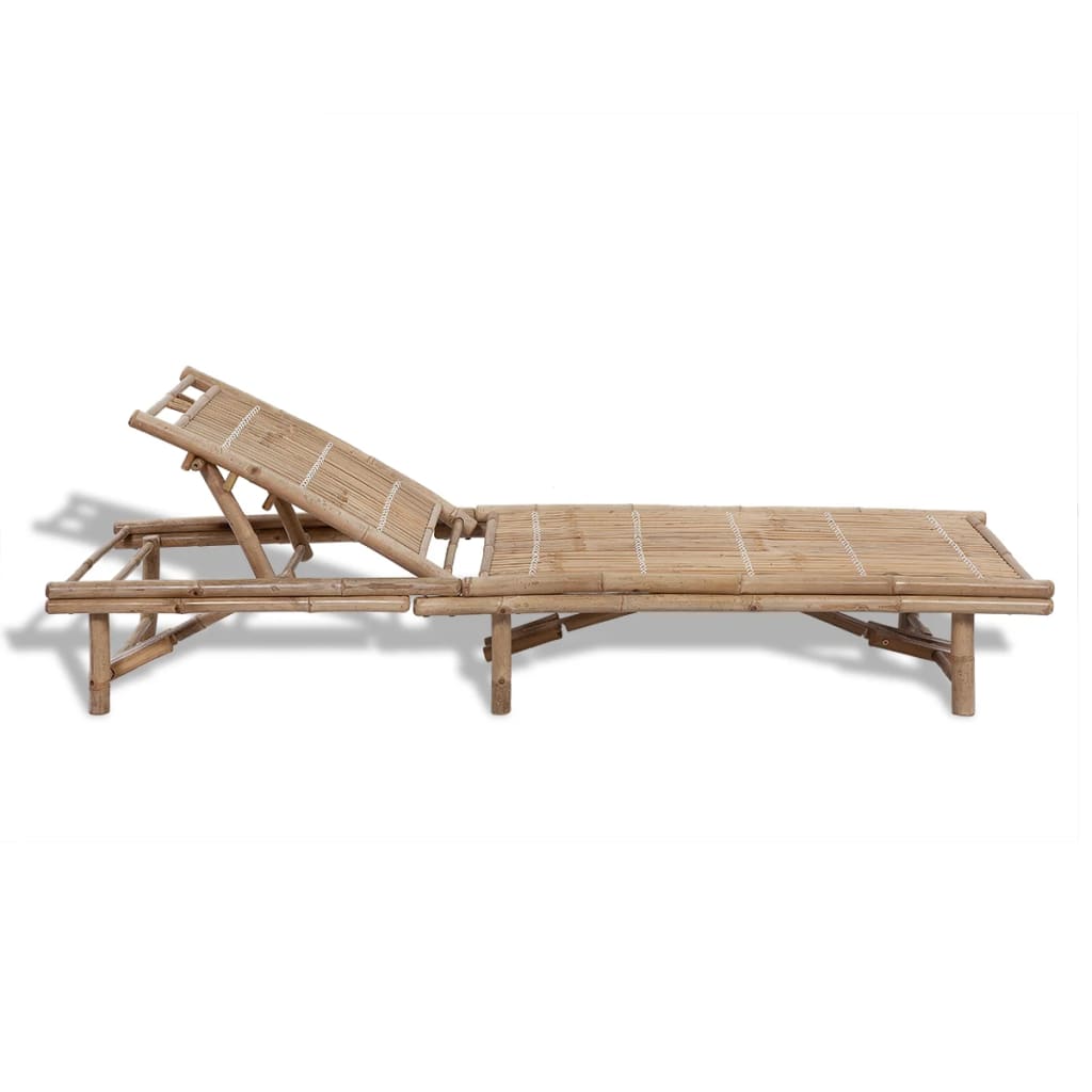 Sun Lounger Bamboo- Sunloungers - HomeShopIreland - Home Shop Ireland - Sunloungers - Sun Lounger Bamboo
