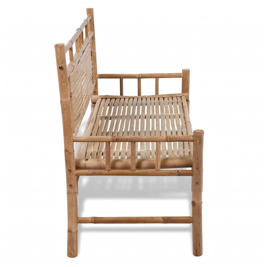 Garden Bench 120 cm Bamboo- Outdoor Benches - HomeShopIreland - Home Shop Ireland - Outdoor Benches - Garden Bench 120 cm Bamboo