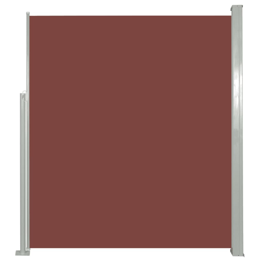 Patio Retractable Side Awning 160 x 300 cm Brown- Outdoor Umbrellas & Sunshades - HomeShopIreland - Home Shop Ireland - Outdoor Umbrellas & Sunshades - Patio Retractable Side Awning 160 x 300 cm Brown